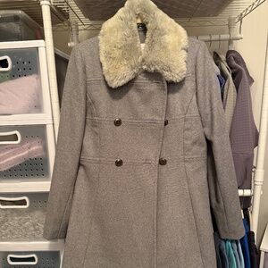 Wool blend winter coat